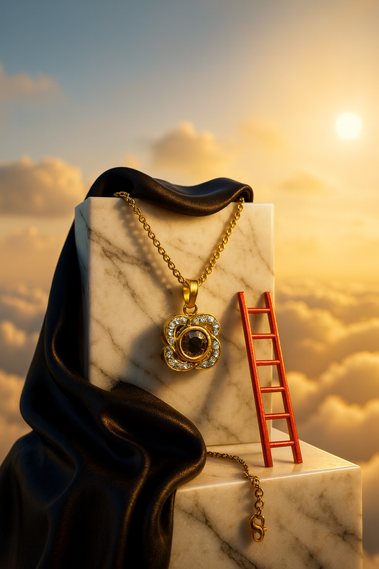 Altın Rengi Kolye - Gece İncisi