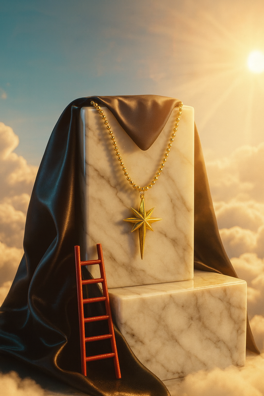 Altın Rengi Kolye - Kuzey Yıldızı