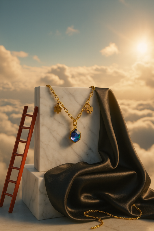 Altın Rengi Kolye - Kaderin Parıltısı