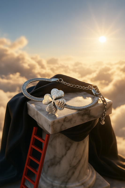 Gümüş Rengi Bileklik - Şansın Işıltısı