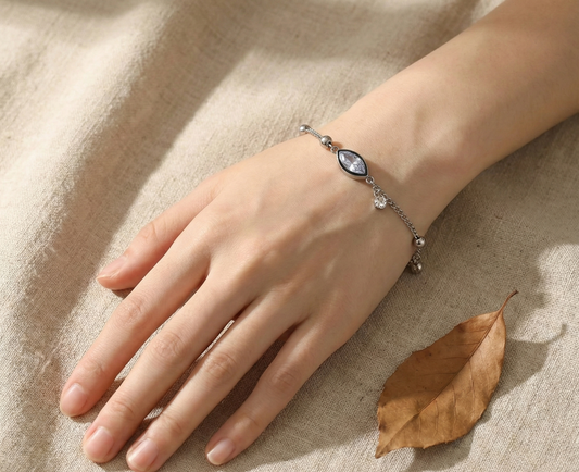 Gümüş Rengi Bileklik - Gümüş Yıldızı