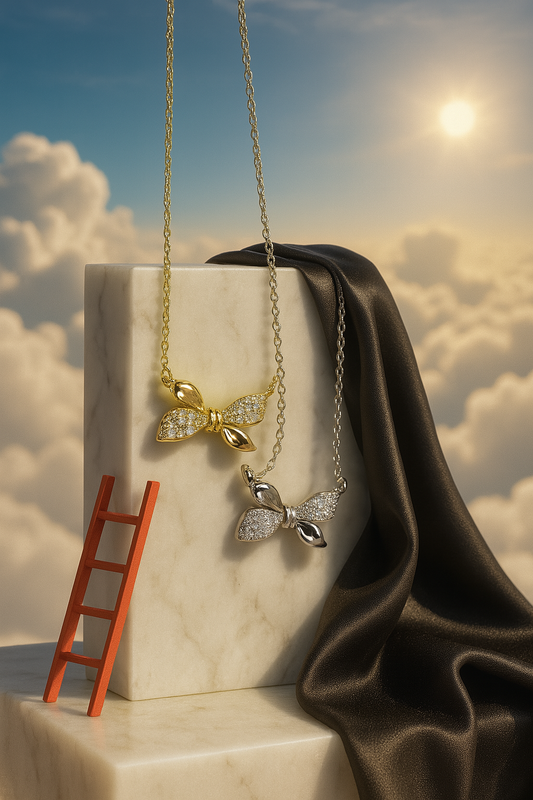 Altın Rengi Kolye - Büyülü Düğüm