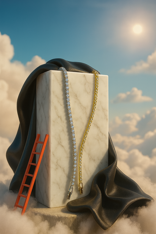 Gümüş Rengi Bileklik - Zarafetin Çizgisi