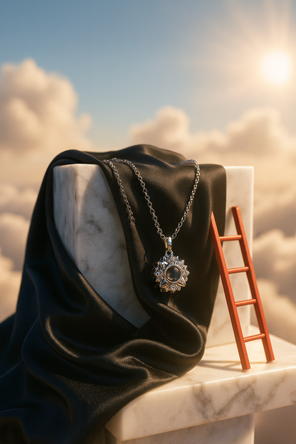 Gümüş Rengi Kolye - Gece İncisi