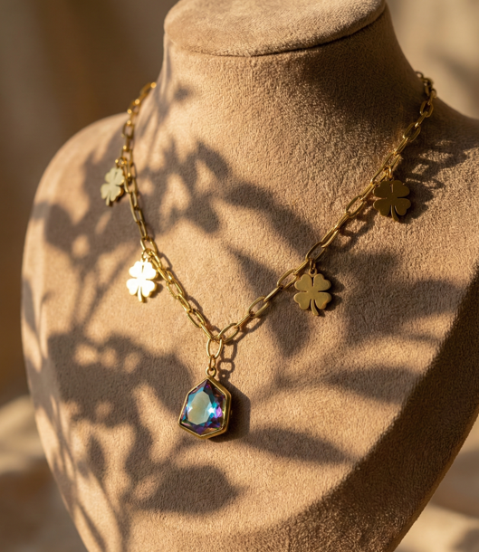 Altın Rengi  Kolye - Kaderin Parıltısı