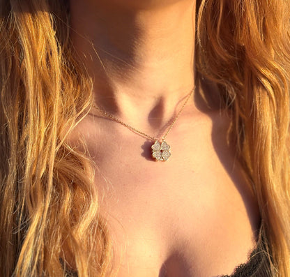 Altın Rengi Kolye - Sihirli Yonca