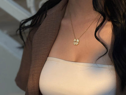 Altın Rengi Kolye - Sihirli Yonca