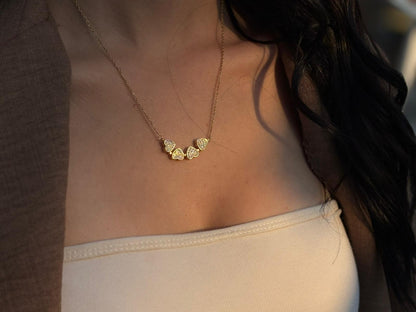 Altın Rengi Kolye - Sihirli Yonca